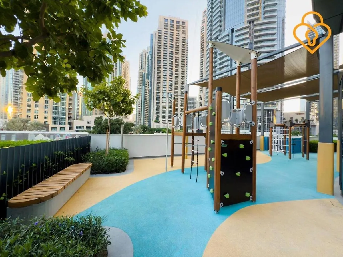 Keysplease Full Fountain&Burj Views, Grande Tower 14 Downtown Apartment Dubai