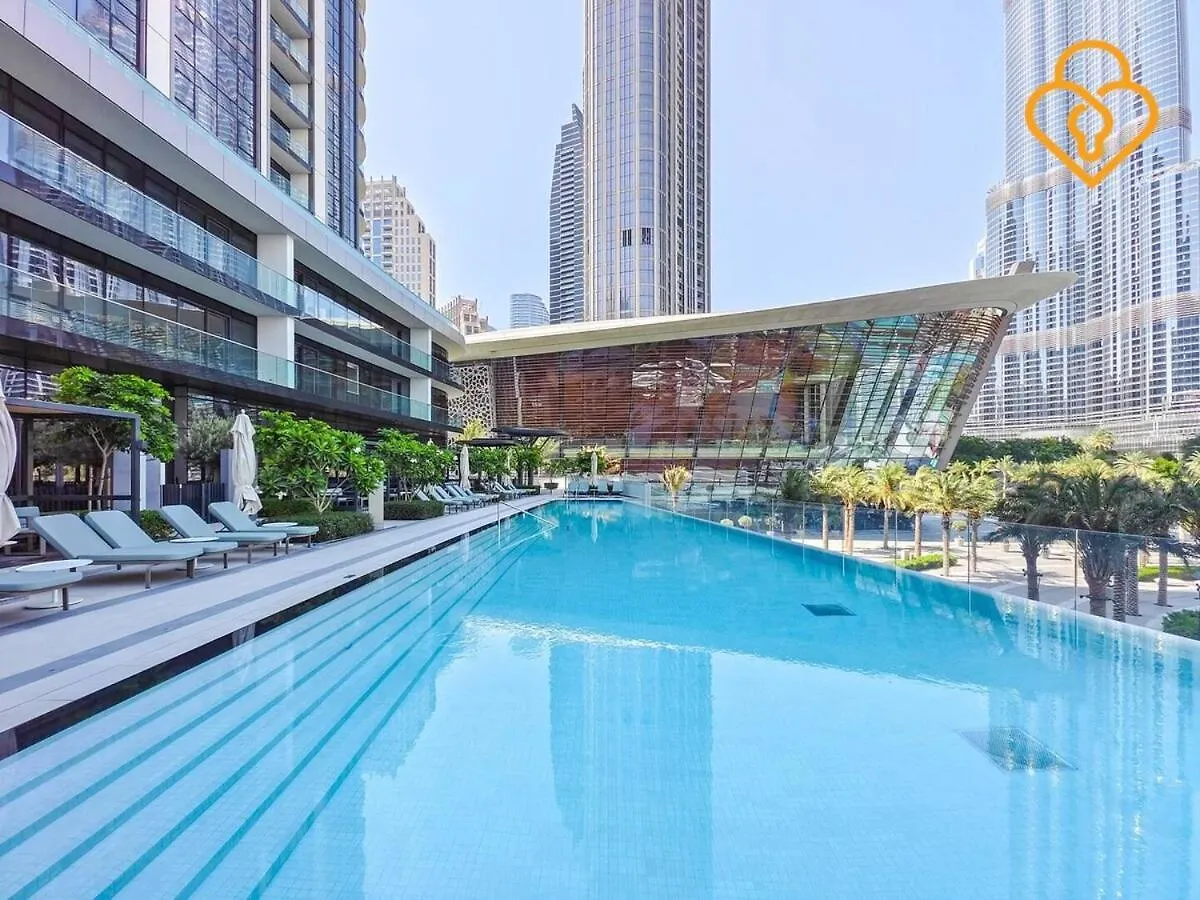 Keysplease Full Fountain&Burj Views, Grande Tower 14 Downtown Apartment Dubai