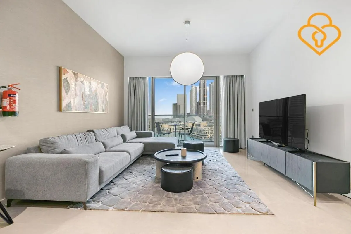 Keysplease Full Fountain&Burj Views, Grande Tower 14 Downtown Apartment Dubai United Arab Emirates