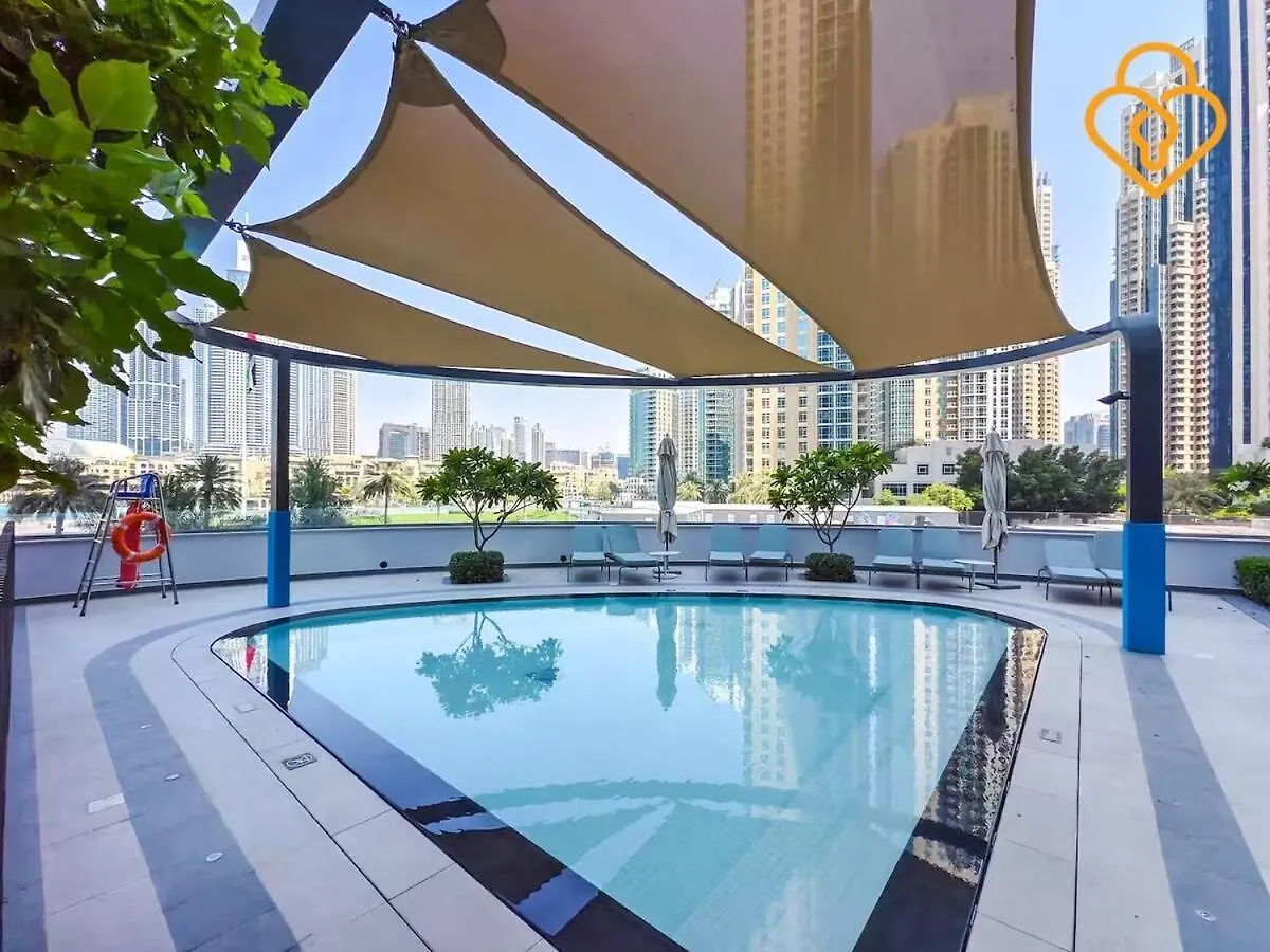 Keysplease Full Fountain&Burj Views, Grande Tower 14 Downtown Lägenhet Dubai